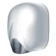Asciugamani senza resistenza a lama d'aria in abs bianco Medial Linea Zefiro Mod 704300