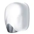 Asciugamani elettrico senza resistenza a lama d'aria in alluminio verniciato bianco Medial Linea Zefiro Mod 704310