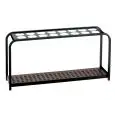 Portaombrelli da 16 posti in metallo verniciato nero Medial Multi Mod 714029