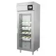 ARMADIO FERMALIEVITAZIONE - MOD. 71FLUMI PV - INDUSTRIA 4.0 - PANNELLO TOUCH SCREEN - GESTIONE UMIDITA' - TEMPERATURA DI ESERCIZIO -6°/+40°C - CAPACITA' Lt 700 - N. 1 PORTA A VETRO - DIM. Cm L 72 x P 80 x h 202 - NORMA CE