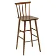 SGABELLO - MOD. 723 AS - STRUTTURA IN LEGNO DI FAGGIO VERNICIATA - SEDILE IN LEGNO - ALTEZZA SEDUTA cm 77 - NON IMPILABILE - PER USO INTERNO - DIM. cm L 41 x P 37 x h 109 - NORMA CE