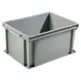 Contenitore Grigio in Polipropilene - PAVONI Linea EUROPA - Codice E4332MEGR - Dimensioni cm 40x30 - Altezza 32 - Imballo confezione da n. 1 Unità