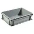 Contenitore Grigio in Polipropilene - PAVONI Linea EUROPA - Codice E4312FLMEGR - Dimensioni cm 40x30 - Altezza  12 - Imballo confezione da n. 1 Unità