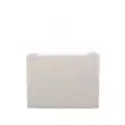 Tagliere Con Fermi Bianco in Polietilene - MEDRI Linea CHEF - Spessore cm 2 - Dimensioni cm 60x40 - Imballo confezione da n. 1 Unità