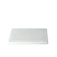 Tagliere Con Gola Bianco in Polietilene - MEDRI Linea CHEF - Spessore cm 15 - Dimensioni cm 40x30 - Altezza cm 1 - Imballo confezione da n. 1 Unità