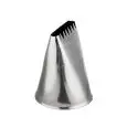 Bocchetta Schiacciata/Festonata  in Inox - THERMOHAUSER - Codice 62461 - Dimensioni mm 20 - Imballo confezione da n. 1 Unità