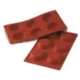 Stampo 6 Tartelletta  in Silicone - SILIKOMART Linea CLASSIC - Codice SF016 - Dimensioni cm 7 - Imballo confezione da n. 1 Unità