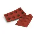 Stampo 8 Bordelais  in Silicone - SILIKOMART Linea CLASSIC - Codice SF050 - Diametro 5,5 cm - Imballo confezione da n. 1 Unità