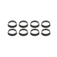 Set 8 Anelli Tondi Microforati  in Termoplastico Composito - SILIKOMART Linea RING - Codice 52.306.20 - Diametro 7 cm - Altezza  2 - Imballo confezione da n. 1 Unità