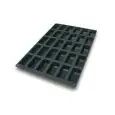 Stampo Mini Cake in Silicone - SILIKOMART Linea SESSANTA QUARANTA - Codice SQ006 - Dimensioni mm 99x49 - Altezza 30 - Imballo confezione da n. 1 Unità