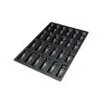 Stampo Bombè in Silicone - SILIKOMART Linea SESSANTA QUARANTA - Codice SQ036 - Dimensioni mm 120x36 - Altezza 33 - Imballo confezione da n. 1 Unità