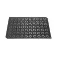 Tappeto Macarons Nero in Silicone - SILIKOMART - Codice MAC02 - Dimensioni cm 60x40 - Imballo confezione da n. 1 Unità