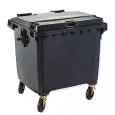 Pattumiera da esterno con ruote capacità lt 1100 Medial Mod 766660