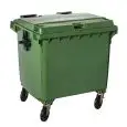 Pattumiera da esterno con ruote capacità lt 1100 Medial Mod 766663