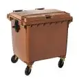 Pattumiera da esterno con ruote capacità lt 1100 Medial Mod 766664