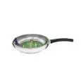 Padella 1 Manico  in Inox Antiaderente - STEEL PAN Linea INOX ANTIADERENTE INDUZIONE - Codice 10940 - Diametro 18 cm - Imballo confezione da n. 1 Unità