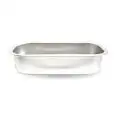 Stampo Plum Cake in Acciaio Antiaderente - STEEL PAN - Codice 18418 - Dimensioni cm 25x11 - Altezza 7 - Imballo confezione da n. 1 Unità