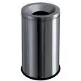 Gettacarte auto-estinguente in acciaio inox satinato, capacità lt 90 Medial Grisú Mod 770020
