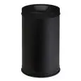 Gettacarte auto-estinguente in metallo verniciato nero, capacità lt 120 Medial Grisú Mod 770041