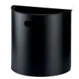 Gettacarte murale in metallo verniciato nero, capacità lt 20 Medial Miluna Mod 773031