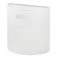 Gettacarte murale in metallo verniciato bianco, capacità lt 20 Medial Miluna Pura Mod 773033