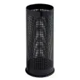 Portaombrelli perforato in metallo verniciato nero Medial Pluvial Mod 775111