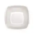 C/25 Piatti Fondi Quadri Bianco in Polistirolo - GOLD PLAST - Codice 4057-11 - Dimensioni cm 18x18 - Imballo confezione da n. 1 Unità