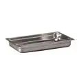 Vasca 1/1 in Acciaio Inox - INOXMACEL Linea GASTRONORM INOX - Codice 11150 - Dimensioni cm 53x32.5 - Altezza cm 15 - Imballo confezione da n. 1 Unità