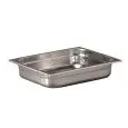 Vasca  1/2  in Acciaio Inox - INOXMACEL Linea GASTRONORM INOX - Codice 12150 - Dimensioni cm 32.5x26.5 - Altezza cm 15 - Imballo confezione da n. 1 Unità
