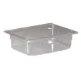 Vasca 1/2 in Policarbonato - INOXMACEL Linea GASTRONORM POLICARBONATO - Codice P 12100 - Dimensioni cm 32.5x26.5 - Altezza cm 10 - Imballo confezione da n. 1 Unità