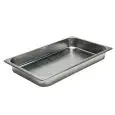 Vasca 1/1 in Acciaio Inox - INOXMACEL Linea GASTRONORM INOX - Codice FF 11040 - Dimensioni cm 53x32.5 - Altezza cm 4 - Imballo confezione da n. 1 Unità