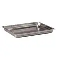 Vasca  2/1  in Acciaio Inox - INOXMACEL Linea GASTRONORM INOX - Codice BA 21100 - Dimensioni cm 65x53 - Altezza cm 10 - Imballo confezione da n. 1 Unità