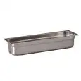 Vasca  2/4  in Acciaio Inox - INOXMACEL Linea GASTRONORM INOX - Codice 24100 - Dimensioni cm 53x16.2 - Altezza cm 10 - Imballo confezione da n. 1 Unità