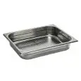 Vasca  1/2  in Acciaio Inox - INOXMACEL Linea GASTRONORM INOX - Codice FF 12020 - Dimensioni cm 32.5x26.5 - Altezza cm 2 - Imballo confezione da n. 1 Unità