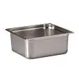Vasca  2/3  in Acciaio Inox - INOXMACEL Linea GASTRONORM INOX - Codice 23150 - Dimensioni cm 35.5x32.5 - Altezza cm 15 - Imballo confezione da n. 1 Unità