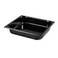 Teglia  1/2  in Inox Smaltato - INOXMACEL Linea GASTRONORM INOX - Codice TS 12065 - Dimensioni cm 32.5x26.5 - Altezza cm 65 - Imballo confezione da n. 1 Unità