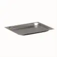 Teglia  1/2  in Acciaio Inox - INOXMACEL Linea GASTRONORM INOX - Codice TL 12020 - Dimensioni cm 32.5x26.5 - Altezza cm 2 - Imballo confezione da n. 1 Unità