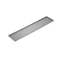 Vassoio Da Esposizione in Acciaio Inox - INOXMACEL - Codice 0800.5010 - Dimensioni cm 50x10 - Altezza mm 8 - Imballo confezione da n. 1 Unità