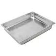 Vasca  2/1  in Acciaio Inox - INOXMACEL Linea GASTRONORM INOX - Codice FT 21100 - Dimensioni cm 65x53 - Altezza  10 - Imballo confezione da n. 1 Unità