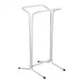 Portasacco in metallo verniciato bianco, capacità lt 110 Medial Fluxy Mod 789123
