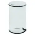 Portarifiuti a pedale in acciaio inox Aisi 430 finitura brillante, capacità lt 60 Medial Pelicante Mod 790260