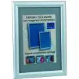 Cornice Alluminio - NERO LAVAGNE Linea SCATTO - Codice EN04 - Dimensioni cm 21x30 - Imballo confezione da n. 1 Unità