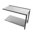 TAVOLO USCITA PER LAVASTOVIGLIE CAPOTE - MOD. 7PL120 - DESTRO/SINISTRO - CON RIPIANO INFERIORE - Dim. cm. L 120 x P 70 x h 85 - Per lavastoviglie mod. X150E, X160E ed SM150TH, SM160TH
