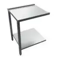 TAVOLO USCITA PER LAVASTOVIGLIE CAPOTE - MOD. 7PL80 - SINISTRO/DESTRO - CON RIPIANO INFERIORE - Dim. cm. L 80 x P 70 x h 85 - Per lavastoviglie mod. X150E, X160E ed SM150TH, SM160TH