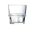 Bicchiere - ARCOROC Linea NEW YORK - Codice L7339 - Capacità 25 cl 8 1/4 z - Diametro 81 mm - Altezza mm 84 - Imballo confezione da n. 6 Unità