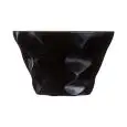 Coppa Gelato Nero - ARCOROC Linea MAEVA DIAMANT - Codice P9726 - Capacità 20 cl 6  3/4 z - Diametro 100 mm - Altezza  62 - Imballo confezione da n. 12 Unità