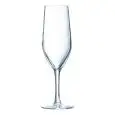 Calice Flute  - CHEF&SOMMELIER Linea EVIDENCE - Codice V2823 - Capacità 17 cl 5  3/4 z - Diametro 63 mm - Altezza  190 - Imballo confezione da n. 6 Unità