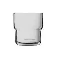 Bicchiere Ice Grey - ARCOROC Linea LOG BRUSH - Codice V4295 - Capacità 22 cl 7  3/4 z - Diametro 73 mm - Altezza  79 - Imballo confezione da n. 6 Unità