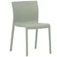 Sedia - colore Verde - Struttura in polipropilene, resistente ai raggi UV - Modello 859-verde