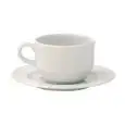 Tazza The Impilabile Con Piatto Bianco - INKER Linea SISSY - Codice 232/237 - Capacità 20 cl - Imballo confezione da n. 6 Unità